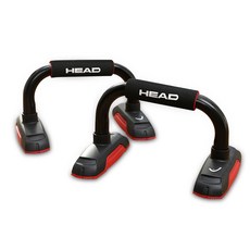 HEAD 伏地挺身輔助支撐器 2入, 紅色+黑色