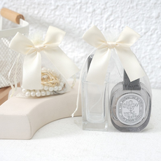 미소로운 망사주머니 15 x 20 cm, 화이트, 10개