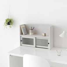 MARKET B Polabo 迷你收納層架 SHM4262UP, 1層, 白色松木貼皮