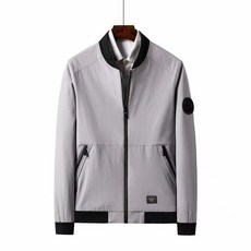 AOULS 男士簡約舒適修身拼接運動風夾克 #K1801