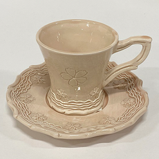 ELIOS 我的花茶杯套組E型, 粉色的, 1套