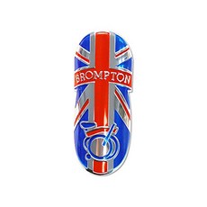 브롬톤 프레임 알루미늄 데칼 스티커, 레드 + 네이비, 1개