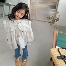 Arve 女童 Gomi 泡泡袖襯衫