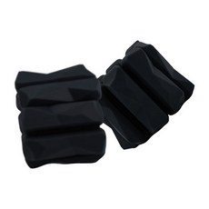 Lion矽膠運動能量手環 SI141 2入, 黑色的