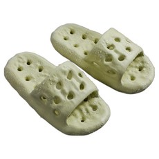 Nizeu 防滑 高級 EVA 浴室 拖鞋, 1個, 綠色