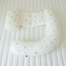 shez Home Momdream 純棉孕婦身體枕 含枕芯, 花紋