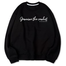 VENHIT Logo印字寬鬆棉質雙面布大學T