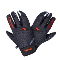 MOBY DICK 四指防寒手套 MD-10, 灰色的