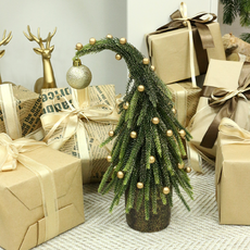 IBERIS Dau F&G 聖誕迷你樹 錐形迷你樹 金色, 單品, 綠色