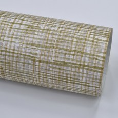 무지막지 워터풀 물바른 실크 벽지 4p, 연두색체크