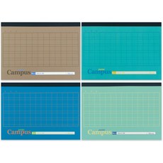 Bfancy Junior Campus 國小橫式漢字筆記本 13格 14行 4款, A套組, 1套