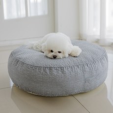 BARBICHON 寵物夏季3D雲朵床, 1個, 灰色