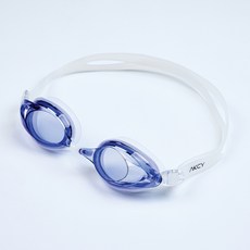 AKCY 訓練用無鏡面基本款泳鏡 AKGN-301, 透明藍(AKGN-301CBL), 1個