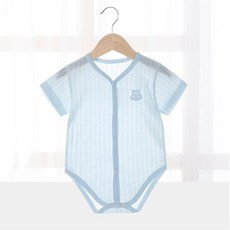 Bebeniz 幼兒款小熊貼布V領短袖連身衣