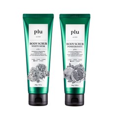 plu 身體磨砂膏 白麝香 200g+石榴 200g, 1組