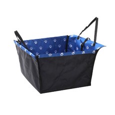 반려동물 발자국 차량용 카시트, 블루, 1개