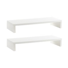 데스크 심플 1단 모니터 선반 YT_RC271 2p, 화이트