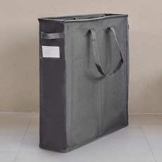 Reborn.J 資源回收快遞箱分類收集箱 寬版手提袋, 深灰色