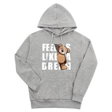 JB Fashion 泰迪熊刷毛連帽T恤