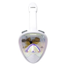 孩童全臉浮潛面罩, Hologram White