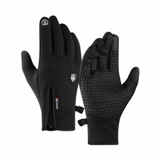 GOLOV.EJOy 運動騎行防風防水觸屏保暖手套, 黑色