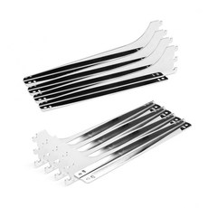 Oville Neopix 25mm孔距層架軌道支架 鍍鉻 左 + 右 套組, 4套