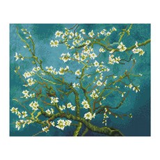 iLovePainting DIY 寶石十字繡 梵谷-杏樹, 混合色, 1個