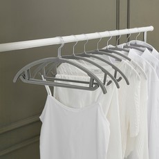 KAZT 魔術防滑防肩角衣架, 30個, 灰色