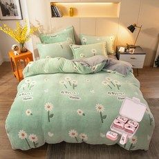 高級毛絨被套+固定夾 6入組 B20, 4型