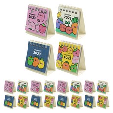 Pinkfoot 直立日曆 4款, 5組, 粉色+象牙白+海軍藍+黃色