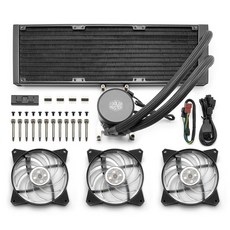 COOLER MASTER 酷碼 CPU 散熱器, MasterLiquid ML360 RGB TR4 版