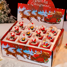 Labovia 經典聖誕老人樹脂雪花球套組, 款式 18