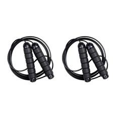 Naya Style跳繩 YGYP-45-1 2入, 黑色的