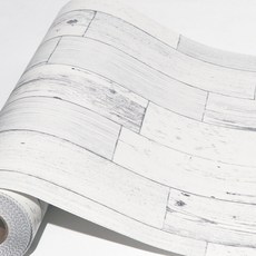 仿舊木紋壁貼 AWS-20003, 白色, 50 x 250 cm