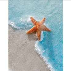 daysoy 繽紛海洋十字繡珠 DIY 套組 30 x 40 cm, NO 28, 1套