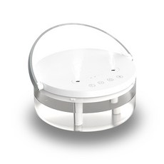 네오투엠 무선 LED 핸들 가습기 화이트, BUYON-HP931