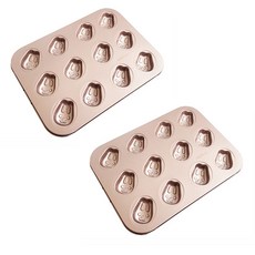 12格不沾兔子造型烤盤模具, 2個