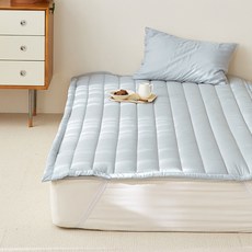 마틸라 뭉게구름 텐셀 모달 고정밴드 키즈 침대패드, 비온뒤구름