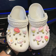 鬱金香洞洞鞋鞋扣10件組