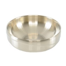 Taejo 鈦製波紋雙層冷麵碗 19號, 單一顏色, 1個