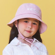 whitesands 兒童款柔軟格紋圓頂Zenith漁夫帽