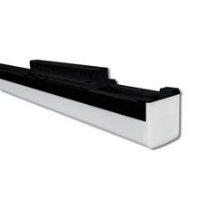 T LINE LED 사각 레일등 주광색 15W 900mm, 블랙(바디), 1개