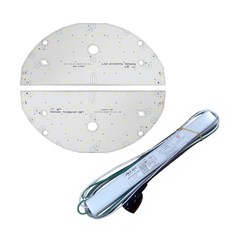 SM D Tech 三星 LED 模塊套組 2 燈 S6 398 x 190 mm 50W+KS 遙控轉換器多合一, 日光色, 1套