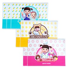 i-seum Kongsooni 速寫本 24 張 7p 套組隨機發貨, 8 開, 24張