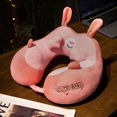 아이앤지마켓 목베개, 진핑크 래빗