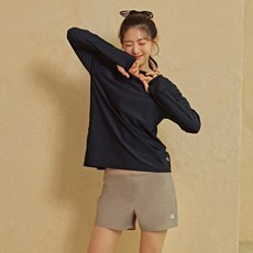 U.SEVEN 女款防UV寬鬆版長袖防曬衣上下套裝