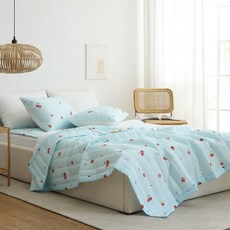 온담 체리 여름 차렵이불