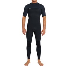 O'NEILL 男士 Hyperfreak 無拉鍊短袖全身防寒衣 2mm 5015001OA, BLK