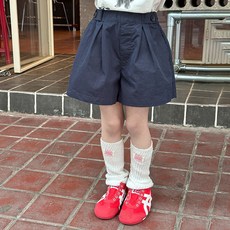 Starbean 女童雙鈕扣鬆緊帶彩色短褲