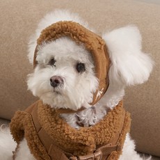 DOG-i 狗狗飛行員帽, 1個, 棕色